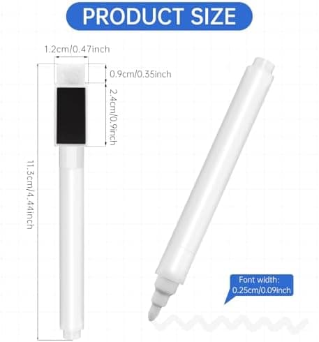 KALIONE Whiteboard Marker für Zuhause Schule Büro abwischbare Markierungsstifte
| KALIONE magnetische Whiteboard Stifte