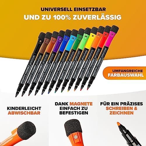 JAWA Whiteboard Marker - Praktische Whiteboardmarker in verschiedenen Farben - Premium Quality - Für Beruf und Privat -