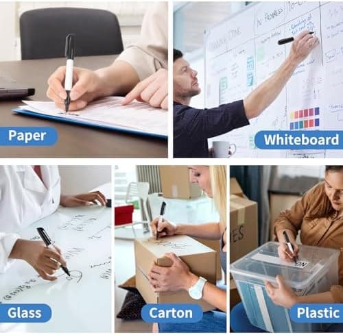 Whiteboard Marker 10 Stück Schwarz Abwischbar Schule Büro
| Magnetisch Whiteboard Stifte 10 Stück Schule Zuhause
| Abwi
