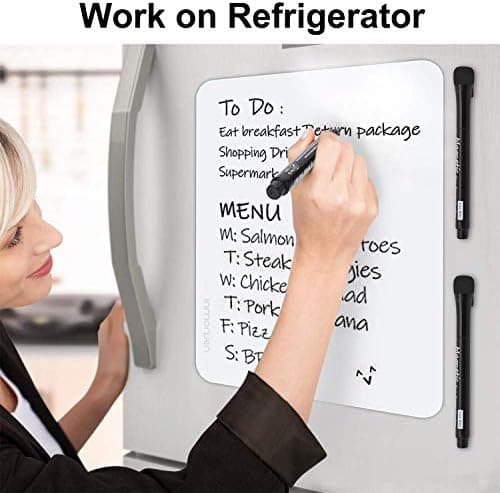 Magnetische Whiteboard Marker Weißwandstifte 12 Stücke Schwarz für Schule und Büro