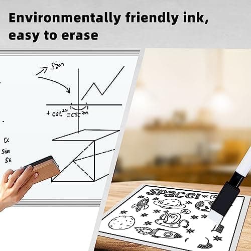 Tintenfree VOTON Whiteboard Marker - 10 Farben, Magnetwhiteboard Stifte und Radiergummi Set für professionelle Whiteboa