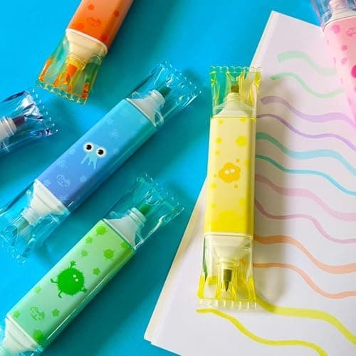Tinc Pastellmarker Set - Retro Stil - Perfekt für Schule und Hausaufgaben - Flüssiges Schreiben mit sanften Farben --Pac