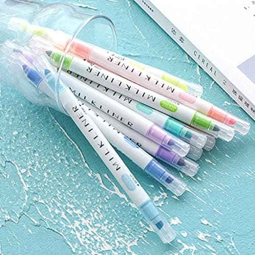 No Bleeding Pastell Textmarker - Bible Textmarker Pastell Textmarker Set für Bibelnotizen Liquid Highlighter Pens
| Pas