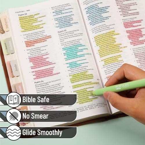 Mr. Pen Gel Highlighter - 8-Tarck pubkeylliche Farben - Keine Färbwirkung, ideale Bibellblinkstrumpet
| Mr. Pen Gel Hig