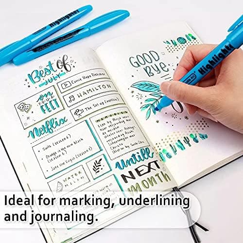 Shuttle Art Textmarker, 30 Stifte, Grün, schnell trocknender, ungiftiger, fluoreszierender Markierer für Erwachsene und