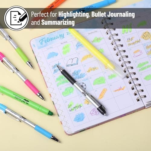 Mr. Pen Bibel-Textmarker und Stifte - keine Ausbluthen, Christliche Geschenke, 8 Stück Set, Gel-Textmarker, Bibel-Tagebu