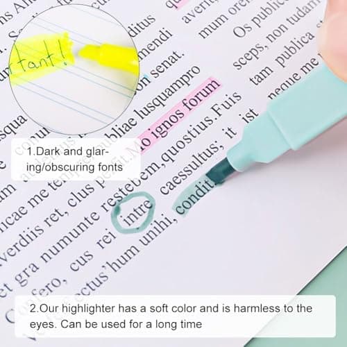 Pastell Textmarker 12 Stück Dual Tips Highlighter Pen Für Schulbüro Journaling