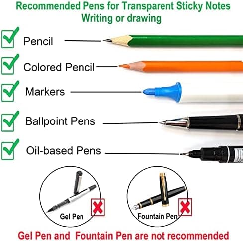 700 Transparente Haftnotizen for Buch-Annotieren, Pastell Highlighter Pen Set No Bleed Dry Fast,Perfect for Bibel-Tabs