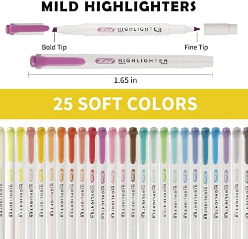 Abeiertextmarker 15 FarbenPastell Mit Zwei Spitzen MeißelFür ErwachseneSchulbedarf Macaron Farben