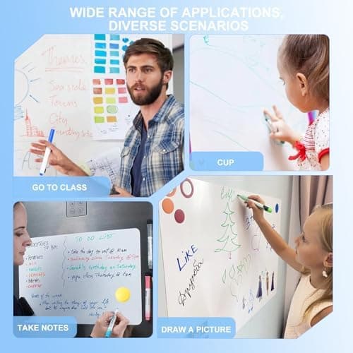 14 Stück Marker Set für Büro und Schule mit bunter Magnetfunktion
| Magnettafelmarker Set von 3 Farben plus Reiniger un
