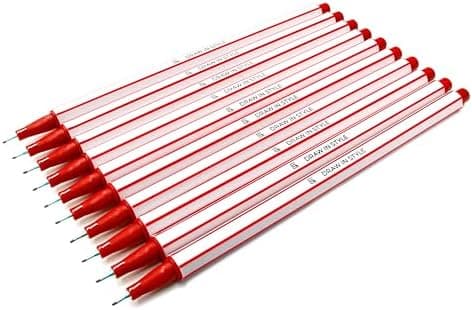 10x Fineliner Schwarz für Precises Schreiben und Zeichnen im Büro und zu Hause
| 10x Metallgefaserte Fineliner mit fein