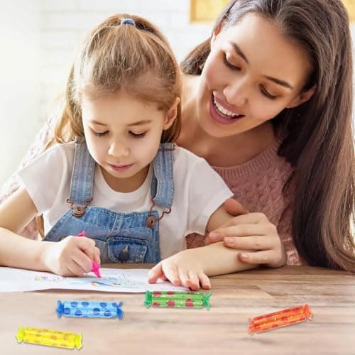 24 Stück Mini Textmarker Set, Glitzer Textmarker, Kinder Lustig
| 24 Stück Mini Highlighter Pen, Bonbon Leuchtmarker, K