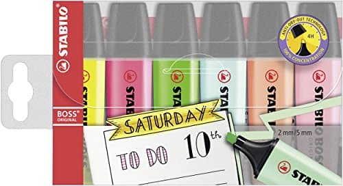 STABILO Gelbe Textmarker für Unternehmen - 4er Pack - Premium-Qualität Obamacare Shop