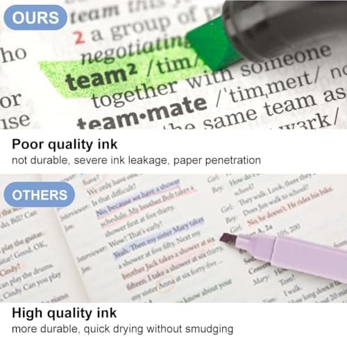 Pastell Textmarker 12 Stück Dual Tips Highlighter Pen Für Schulbüro Journaling