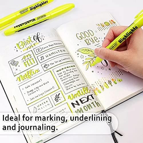 Shuttle Art Textmarker, 30 Stifte, Grün, schnell trocknender, ungiftiger, fluoreszierender Markierer für Erwachsene und