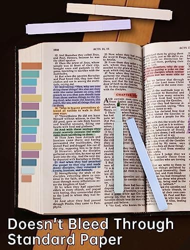 NiArt 14 Textmarker Pastell Set, Morandi Farben & Aesthetic Bible Marker & Für Journalisten