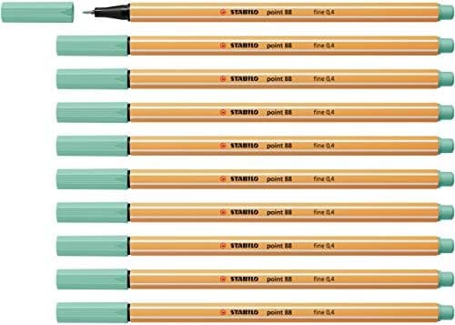 STABILO Fineliner point 88-10er Pack Schwarz für Büro und Studium