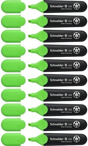 Schneider Job 150 Pastell Textmarker - recycelter Kunststoff, Der blaue Engel ausgezeichnet, 10er Pack rosé