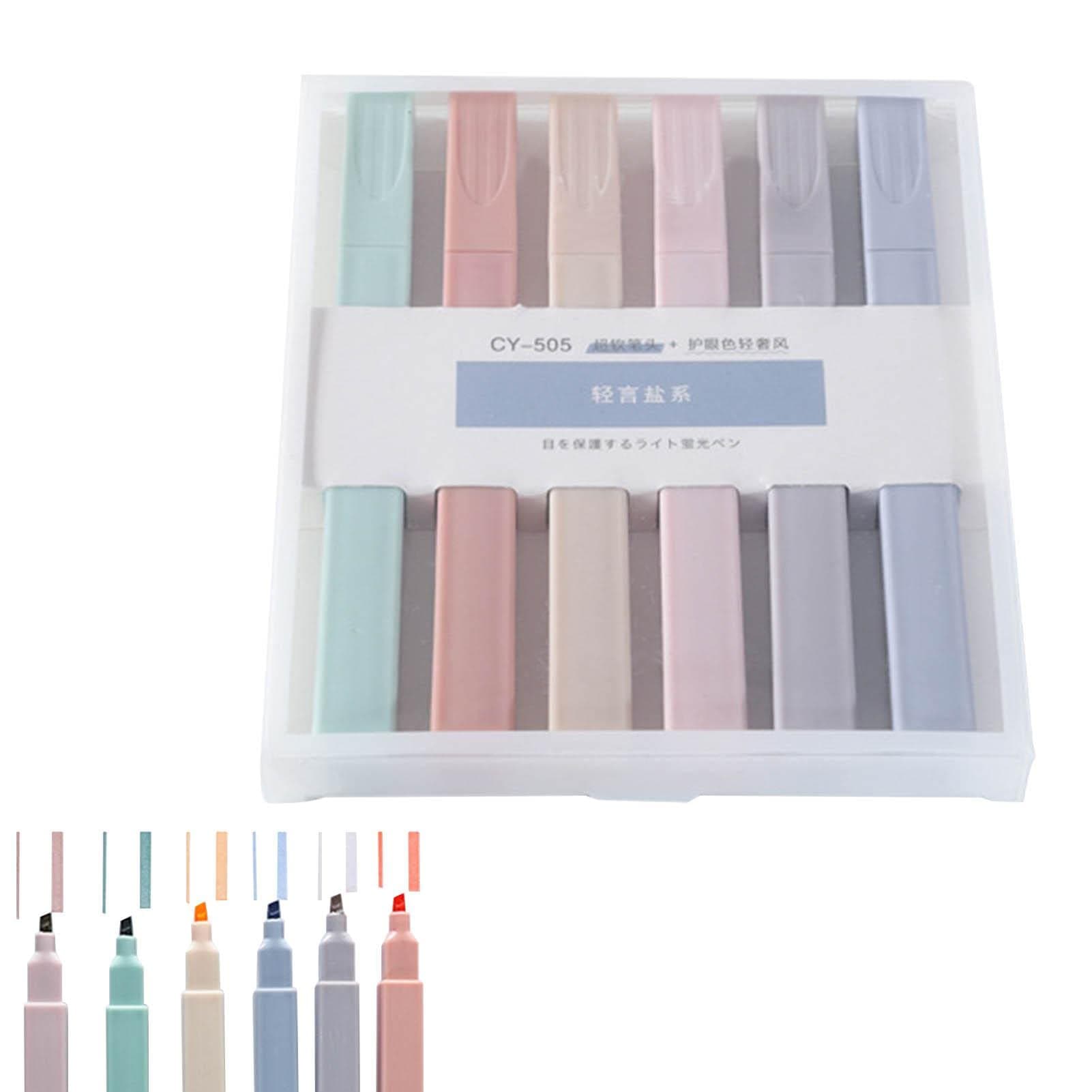 Bibel Highlighter textmarker Briefpapier 6 Farben Markerstifte Set für Notizen und Journaling
| Ästhetische Süße Textma