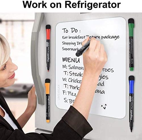 Magnetische Whiteboard Marker Weißwandstifte 12 Stücke Schwarz für Schule und Büro