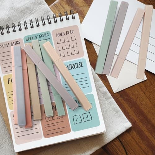 PastellHighlighterPen 12 Stück für Bibelmarker - Stifte Aesthetic & Schul Sachen
| Leuchtstifte Bibelmarker pastell 12