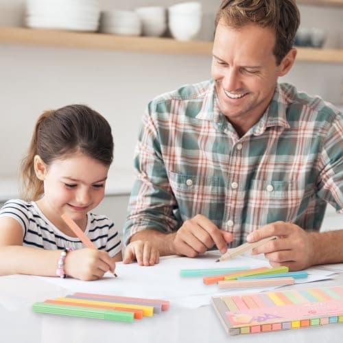 Colpart Ästhetische Textmarker Pastell - 12 PCS Highlighter Pen, Text Marker Stifte für Journaling und Note Nehmen im Sc