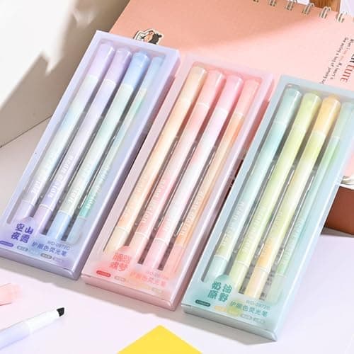 Pastell Set Textmarker 12 Farben Doppelspitze Highlighter Pen für Aesthetic Schulbedarf
| Leuchtstifte Textmarker Paste