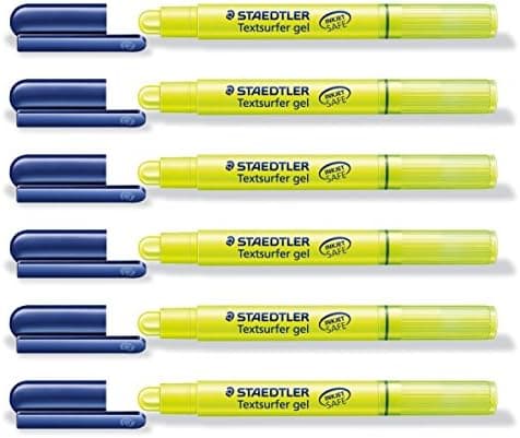 Staedtlerpens Textsurfer Gel Rot für Schulchildren im Lernzentrum
| Staedtlerpens Textsurfer GelGrün zur Professionelle