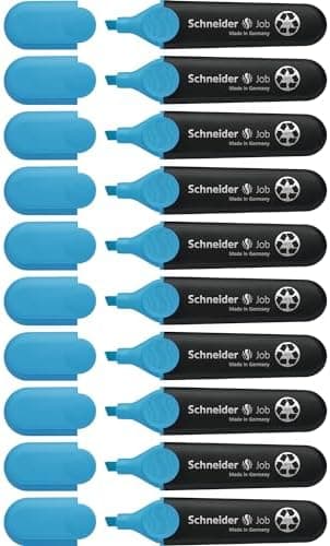 Schneider Job 150 Pastell Textmarker - recycelter Kunststoff, Der blaue Engel ausgezeichnet, 10er Pack rosé