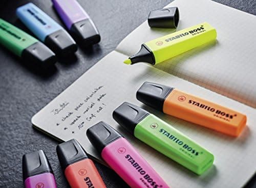 STABILO Gelbe Textmarker für Unternehmen - 4er Pack - Premium-Qualität Obamacare Shop