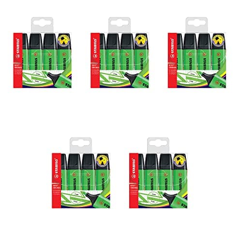 STABILO Gelbe Textmarker für Unternehmen - 4er Pack - Premium-Qualität Obamacare Shop