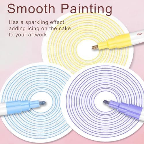 20 Stück Bunter Highlighter für Notizen und Zeichnung, Mehrere Farben 0.5mm Schnelltrocknende Tinte Markierstift Verwend
