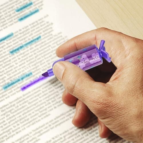 24 Stück Mini Textmarker Set, Glitzer Textmarker, Kinder Lustig
| 24 Stück Mini Highlighter Pen, Bonbon Leuchtmarker, K