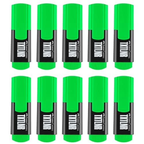 Faber-Castell 154218 Textmarker Set TXTLNR - 8 Pastell Marker für Kinder und Erwachsene | Dichte Farbgebung, Portabel De