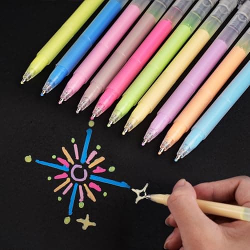 SmootherPro Farbige Gelstifte 0,5 mm Feine Tintenroller-Set zur Kunst Zeichnen Skizzieren Scrapbooking (CS005-6)