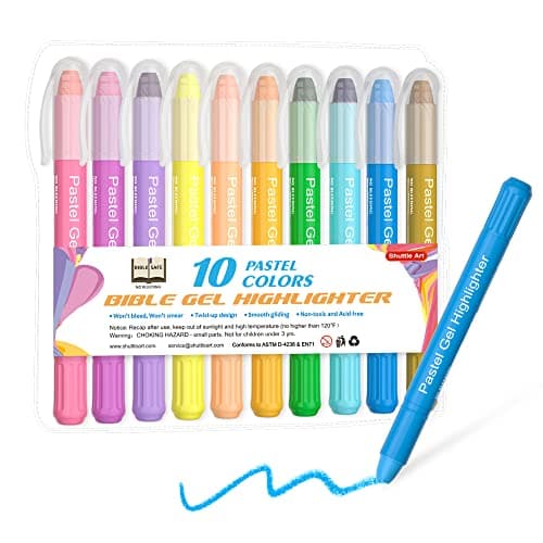 Shuttle Art 12 bunte Bibelmarker für Hervorheben auf dünnem Papier Global Recycled Standard
Shuttle Art 12 bunte Bibelma