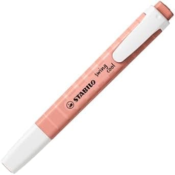 STABILO Textmarker swing cool NatureCOLORS - Farben für Kids - Schulzeit -reative Malerei - 6 Stifte - Naturfarben