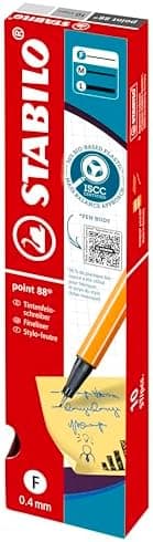 STABILO Fineliner point 88-10er Pack Schwarz für Büro und Studium