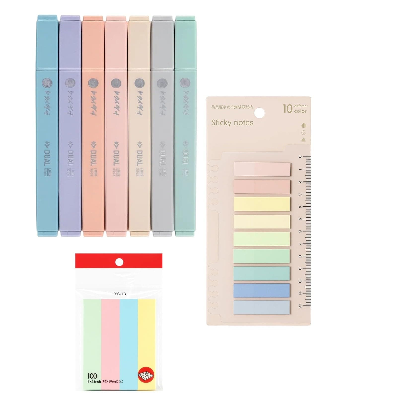 12 Bibelmarker Set, perfekt für Bibelseminare und Studierende, praxisreiches Bible Zubehör mit Notizblöcken und Markern