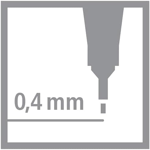 STABILO Fineliner point 88-10er Pack Schwarz für Büro und Studium