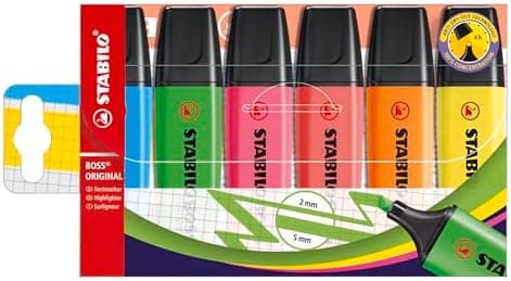 STABILO Gelbe Textmarker für Unternehmen - 4er Pack - Premium-Qualität Obamacare Shop