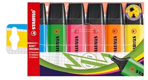 STABILO Gelbe Textmarker für Unternehmen - 4er Pack - Premium-Qualität Obamacare Shop