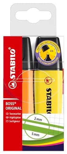 STABILO Gelbe Textmarker für Unternehmen - 4er Pack - Premium-Qualität Obamacare Shop