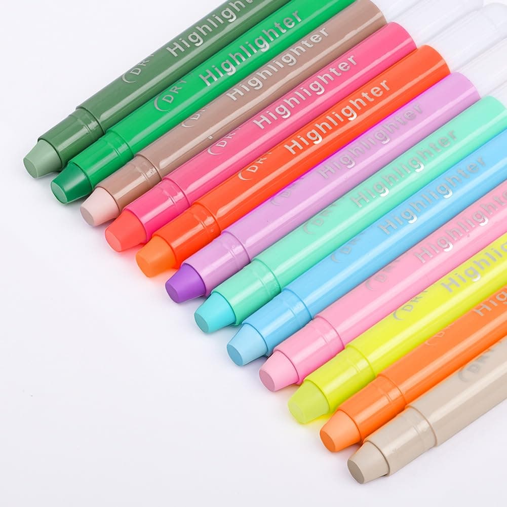OFFCUP Bibel Textmarker für Schule und Zuhause Gel Textmarker Set