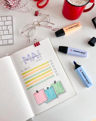 STABILO Textmarker BOSS ORIGINAL Pastel - 6er Pack - Pudriges Gelb, cremige Pfirsichfarbe, rosiges Rouge, Schimmer von L