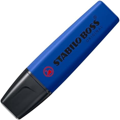 STABILO Textmarker BOSS ORIGINAL NatureCOLORS - Farbmuster für jeden Anlass - 4er Pack - Rouge, Ultramarinblau, Grauviol