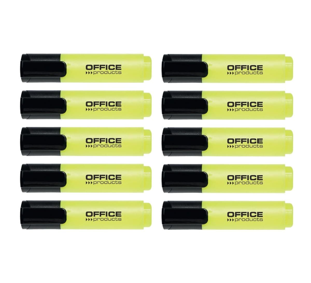.Office Products Gelbe Highlighter 10er Pack Hohe Qualität für Büro Benutzer
|Office Products Keilspitze Highlighter Gel