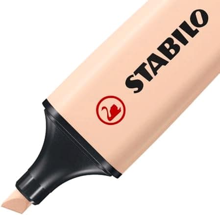 STABILO Textmarker BOSS ORIGINAL NatureCOLORS - 6er Pack - Farbige Markierer für Künstler und Designern - Dickes Marker