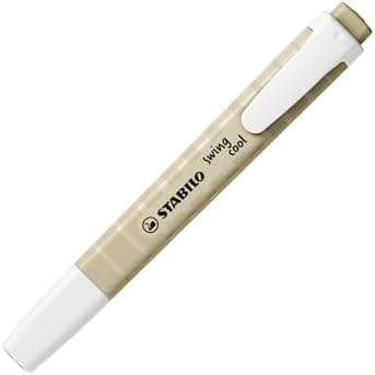 STABILO Textmarker swing cool NatureCOLORS - Farben für Kids - Schulzeit -reative Malerei - 6 Stifte - Naturfarben
