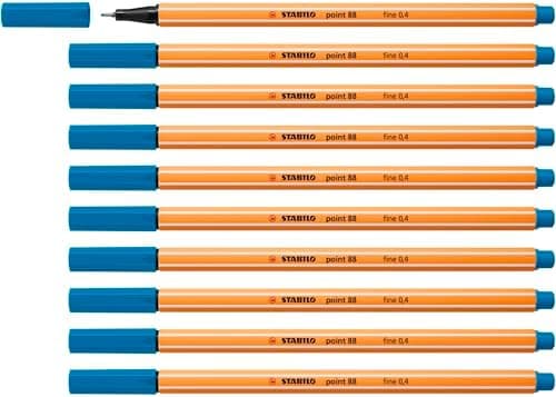 STABILO Fineliner point 88-10er Pack Schwarz für Büro und Studium